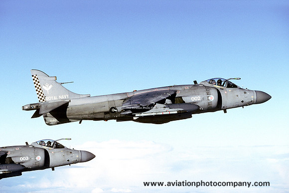Royal Navy 801 Squadron BAE Sea Harrier F/A.2 ZD613/002 (1998)