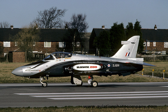 BAE Hawk 200 ZJ201 at Warton (1999)
