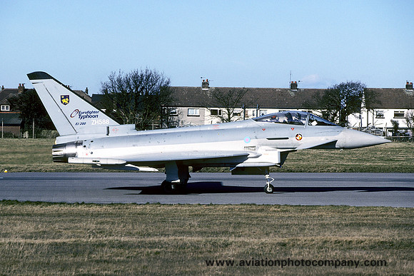 Eurofighter EF-2000 Typhoon ZH588 at Warton (1999)