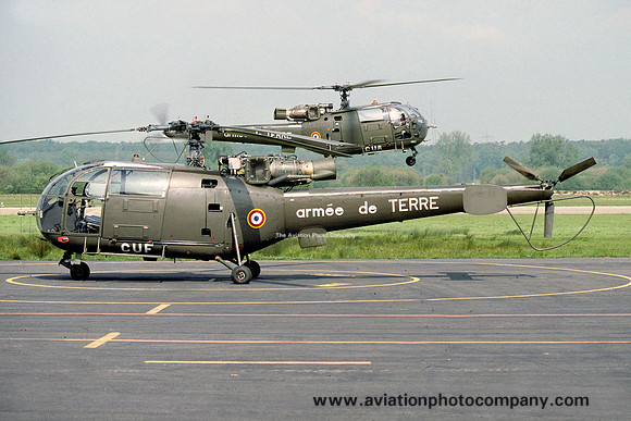 French Army 12 GHL Sud Alouette III 1692/CUF (1991)