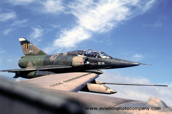 Belgian Air Force 8 Sml Dassault Mirage 5BD BD-04 (1991)
