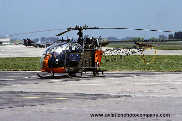 Swiss Air Force Sud Alouette II V-56 (1988)