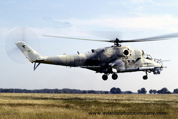 German Air Force KHG5 Mil Mi-24D 96+42 (1991)