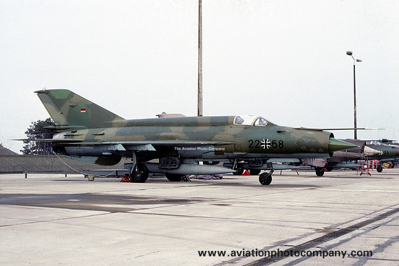 German Air Force JG2 Mikoyan MiG-21M 22+68 (1991)