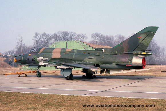 German Air Force Sukhoi Su-22M Fitter 25+02 (1991)