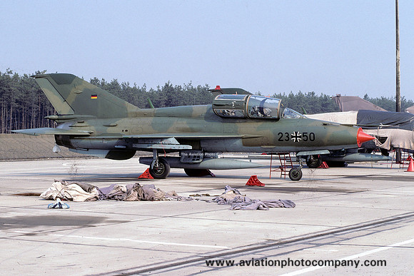 German Air Force Mikoyan MiG-21UM 23+50 (1991)