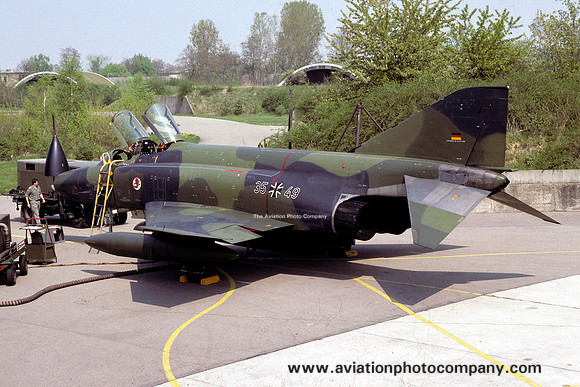German Air Force AKG51 McDonnell RF-4E Phantom 35+49 (1991)