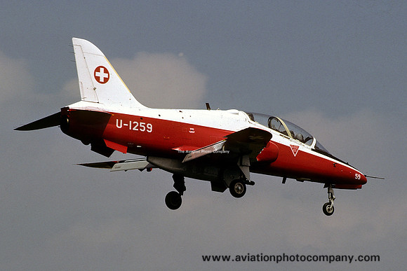Swiss Air Force Hawker Siddeley Hawk T.66 U-1259 (1991)