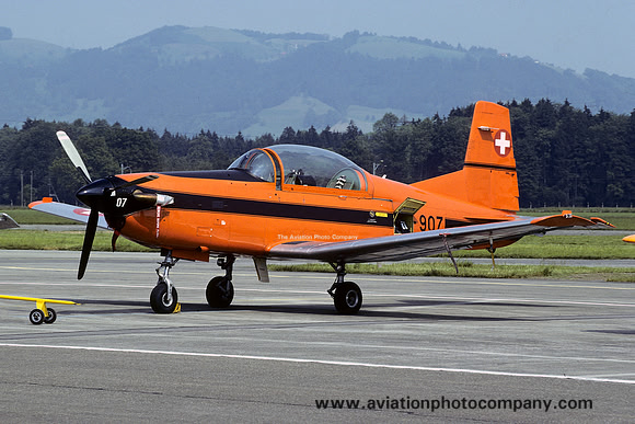 Swiss Air Force Pilatus PC-7 A-907 (1991)