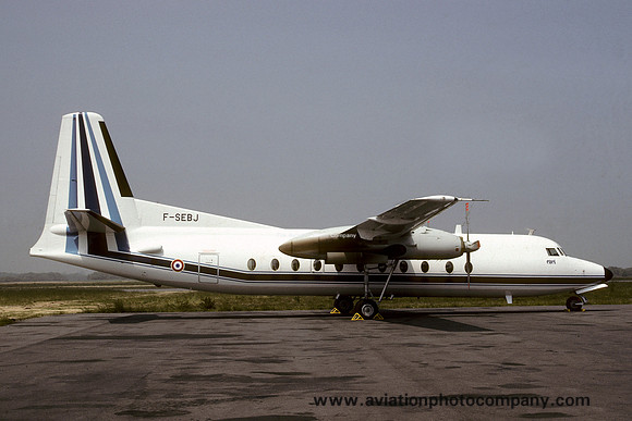 French Air Force Fokker F-27-500 Friendship F-SEBJ (1991)