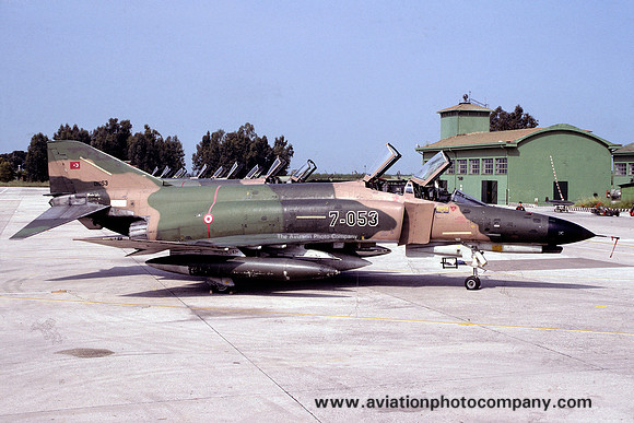 Turkish Air Force McDonnell F-4E Phantom 7-053 (1991)