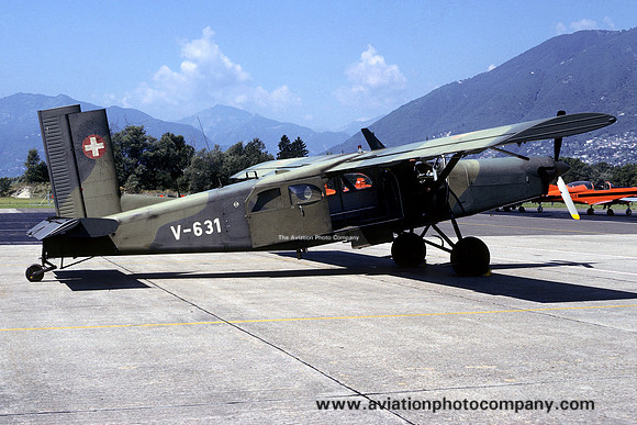 Swiss Air Force Pilatus PC-6 Porter V-631 (1991)