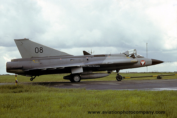 Austrian Air Force SAAB Draken J-35Oe 08 (1991)