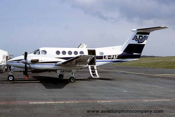 Partnair Beech King Air 200 LN-PAF (1986)
