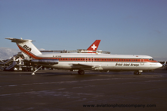 British Island Airways BAC 111-531FS G-AYWB (1986)