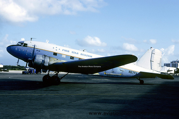 Four Star Aviation Douglas C-47B/DC-3A N67PA (1986)