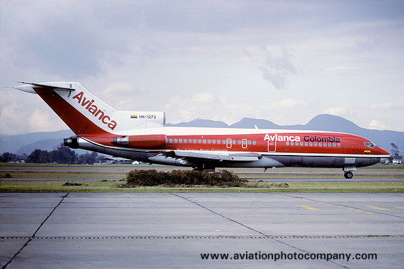 Avianca Colombia Boeing 727-24C HK-1273 (1986)