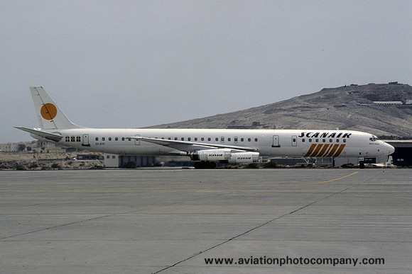 Scanair Douglas DC-8-63 OY-KTF (1984)