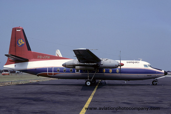 Sempati Air Transport Fokker F-27-400 Friendship PK-JFM (1982)