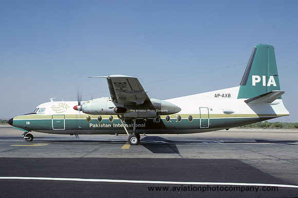 PIA Pakistan International Airlines Fokker F-27-200 AP-AXB (1984)
