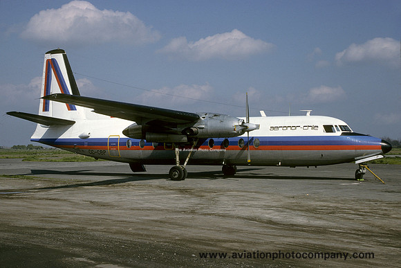 Aeronor Chile Fairchild F-27A CC-CBP (1983)