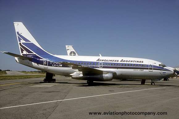 Aerolineas Argentinas Boeing 737-287 LV-LIW (1983)
