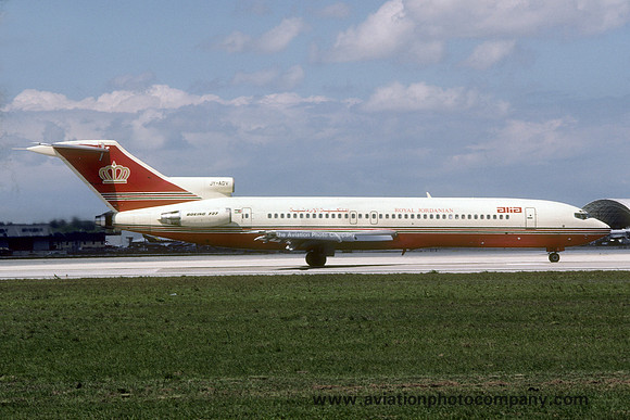 Alia Royal Jordanian Airlines Boeing 727-2D3 JY-ADV (1985)