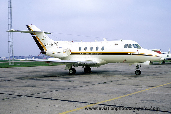 Busy Bee of Norway Hawker Siddeley HS125-1A LN-NPE (1968)