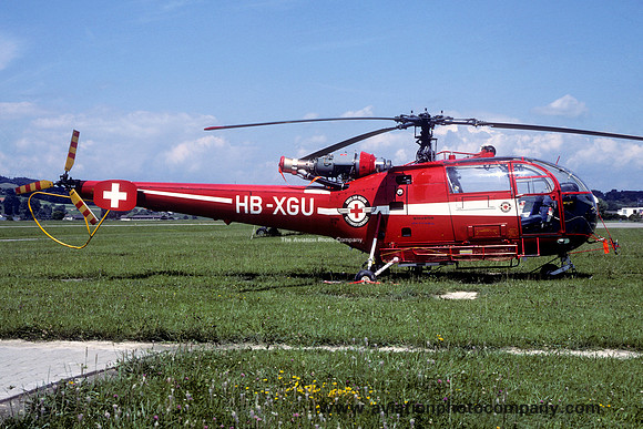 Swiss Air Rescue Sud Alouette III HB-XGU (1982)