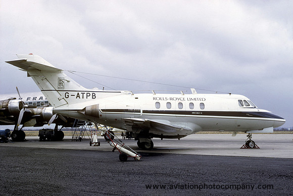 Rolls Royce Limited Hawker Siddeley HS125-1B G-ATPB (1968)