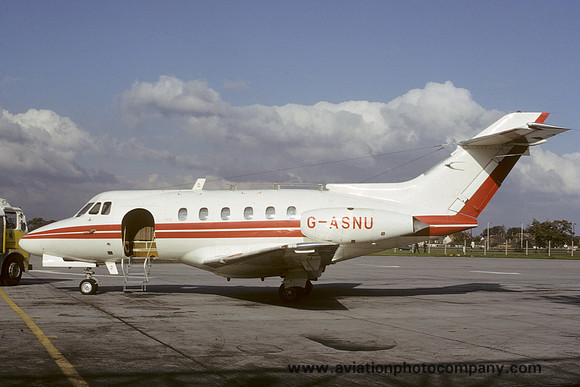 Air Hanson Aircraft Sales Ltd Hawker Siddeley HS125-1 G-ASNU (1966)