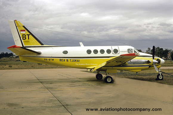 Bea & Tjukai Beech King Air 100 PK-BTW (1971)