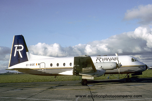 Ryanair Hawker Siddeley HS.748-106 EI-BSE (1986)