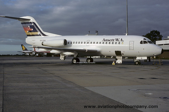 Ansett Western Australia Fokker F-28-1000 Fellowship VH-FKG (1985)