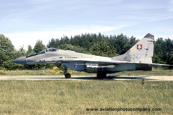 Slovak Air Force 1 SLK Mikoyan MiG-29AS Fulcrum 6124 (2008)