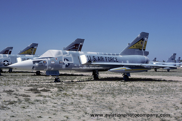 USAF 5 FIS Convair F-106A Delta Dart 59-0006 stored at Davis Monthan (1986)