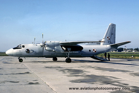 Polish Air Force 13 PLT Antonov An-26 1508 (1991)