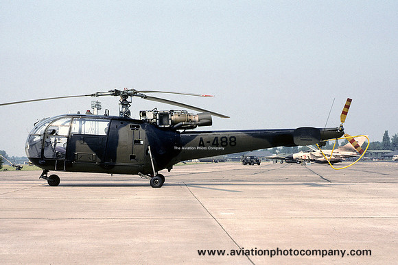 Dutch Air Force Sud Alouette III A-488 (1991)