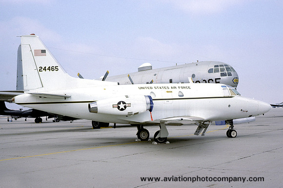 USAF North American CT-39A Sabreliner 62-4465 at the March AFB Museum (1986)