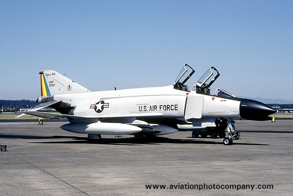 USAF New York ANG 136 FIS McDonnell F-4C Phantom 63-7557 (1986)