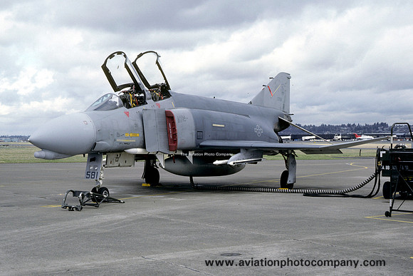 USAF New York ANG 136 FIS McDonnell F-4C Phantom 63-7581 (1986)