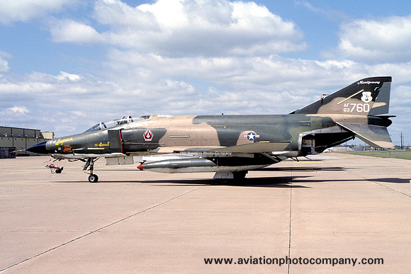 USAF Alabama ANG 160 TRS McDonnell RF-4C Phantom 63-7760 (1984)