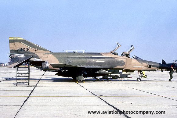 USAF Idaho ANG 190 TRS McDonnell RF-4C Phantom 68-0606 (1986)