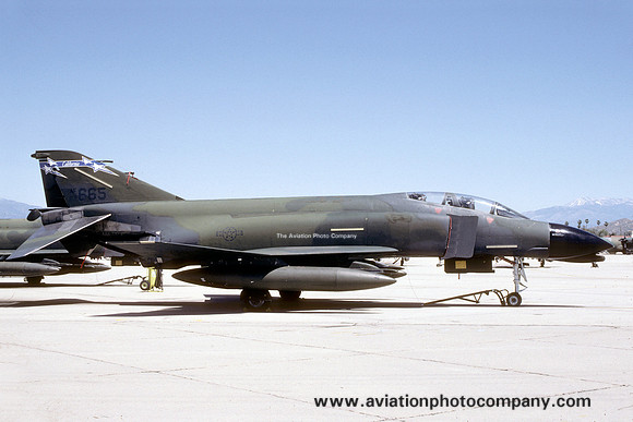 USAF California ANG 196 TFS McDonnell F-4C Phantom 63-7665 (1986)