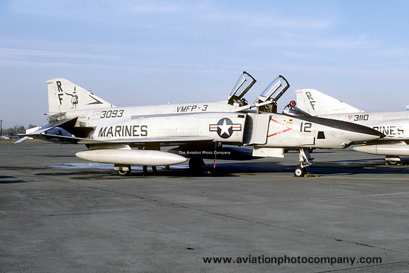 US Marines VMFP-3 McDonnell RF-4B Phantom 153093.RF-12 (1982)