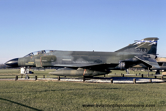 USAF McDonnell F-4C Phantom 64-0783 displayed at Grissom AFB (1988)