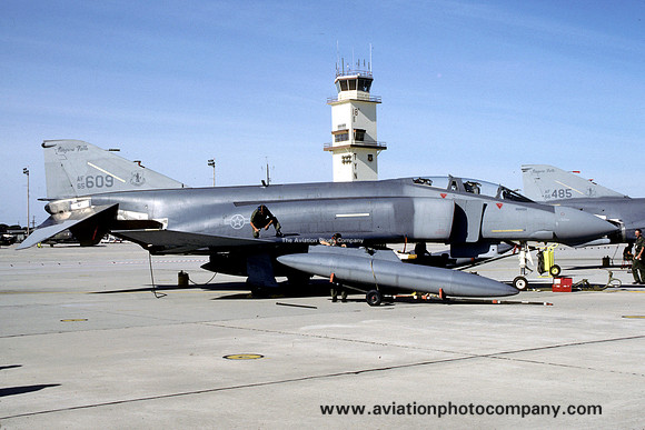 USAF New York ANG 136 FIS McDonnell F-4D Phantom 65-0609 (1986)