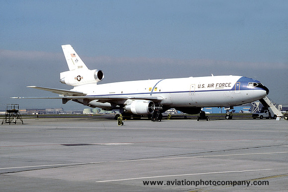 USAF 2 BW McDonnell Douglas KC-10A Extender 83-0081 at Rhein Main (1988)