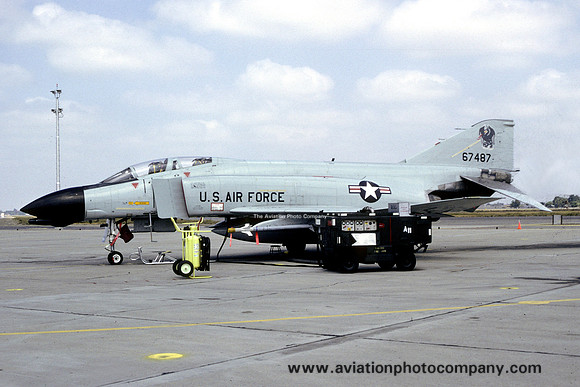 USAF California ANG 194 FIS McDonnell F-4D Phantom 66-7487 (1988)