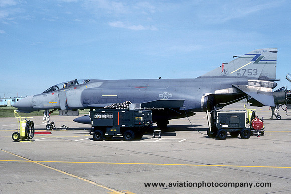 USAF New York ANG 136 FIS McDonnell F-4D Phantom 65-0753 (1988)